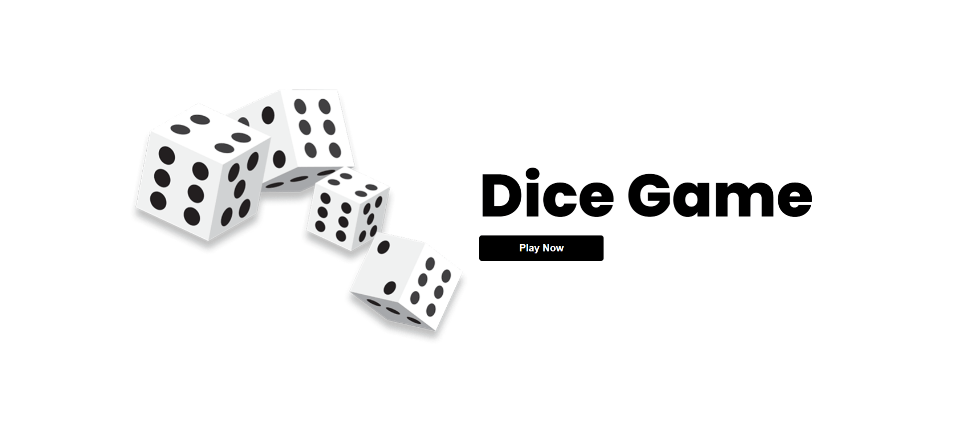 Dice game project screenshot